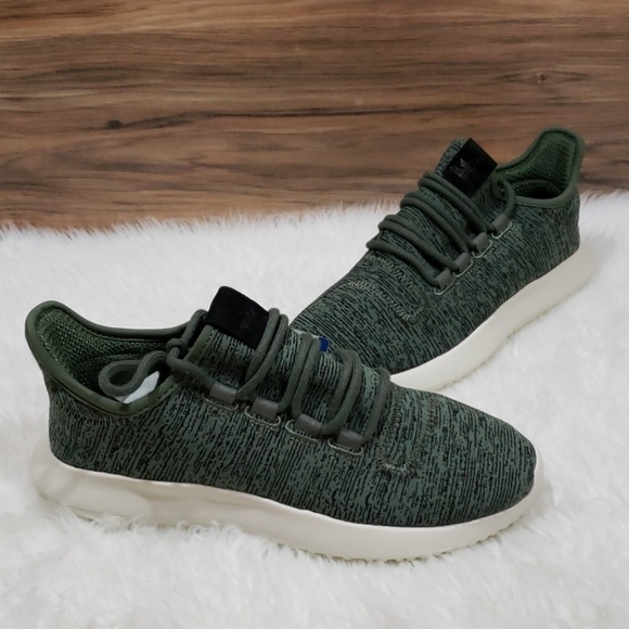 New Adidas Tubular Green Running Sneakers - Picture 5 of 8